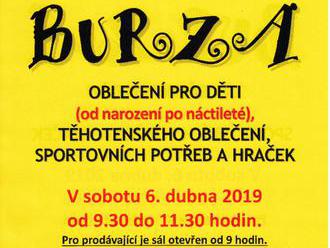 Burza oblečení - Tábor