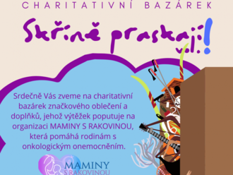 Charitativní bazárek Skříně praskají