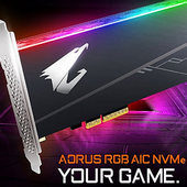 Gigabyte chystá výkonná Aorus RGB AIC NVMe SSD