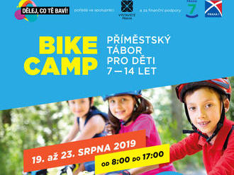 Bike camp v Holešovicích: příměstský tábor pro malé cyklisty