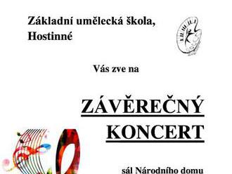 Závěrečný koncert ZUŠ Hostinné