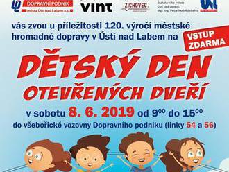 Dětský den otevřených dveří - Dopravní podnik města Ústí nad Labem