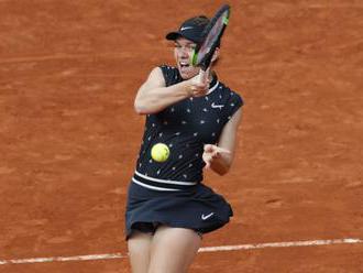 Do štvrťfinále dvojhry na Roland Garros sa dostala aj Anisimovová, Halepová stratila len jeden gem