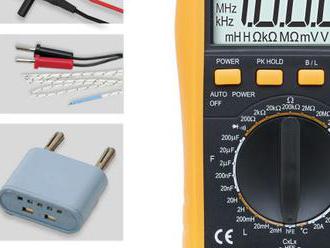 Digitálny multimeter s meraním indukcie. Malý univerzálny multimeter, vhodný pre základné merania.