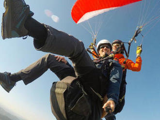 Tandemový paragliding z výšky až do 1000 metrov alebo horské dobrodružstvo 