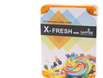 X-FRESH mini osviežovač vzduchu Candy. Vytvorí príjemnú atmosféru vo vašom vozidle.