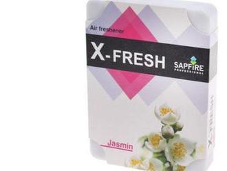 X-FRESH osviežovač vzduchu Jasmin. Vytvorí príjemnú atmosféru vo vašom vozidle.