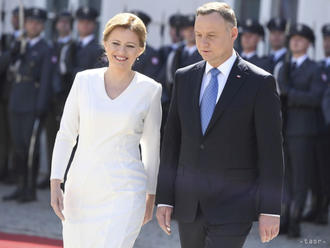 FOTO: Vo Varšave sa stretli Zuzana Čaputová a Andrzej Duda