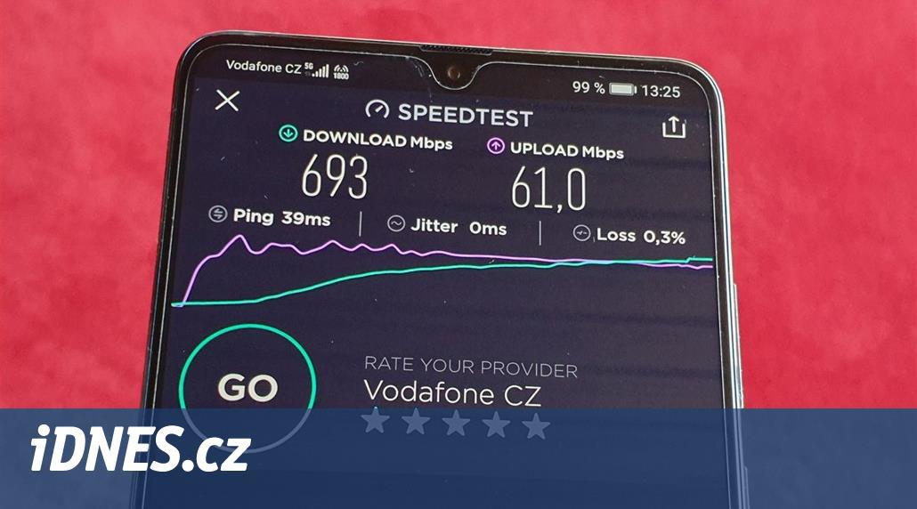 Vodafone si v Česku vybral své laboratorní město. Testuje tam 5G