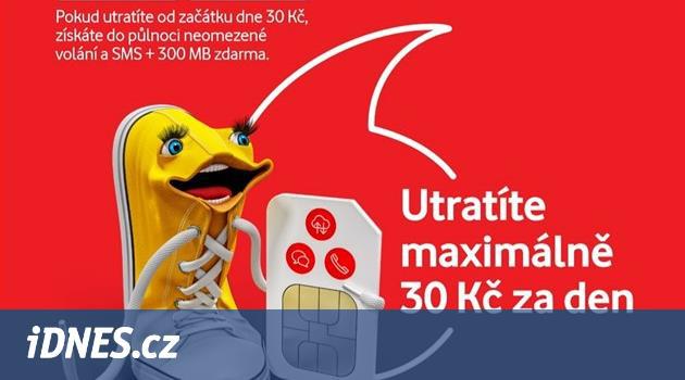 Vodafone slibuje, že neutratíte více než 30 korun denně