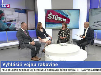 ŠTÚDIO TA3: Ministerstvo zdravotníctva vyhlásilo vojnu rakovine