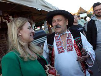 Liptov rozozvučal folklór, vo Východnej sa ukázala i Čaputová