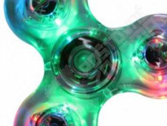 Štýlový LED Fidget Spinner svietiace v tme, antistresová hračka, doprava zdarma.