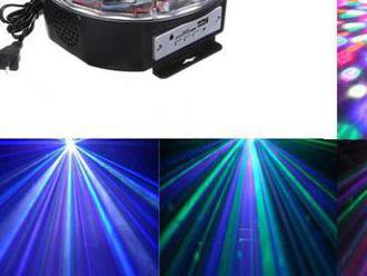 Bluetooth LED disco guľa. Je vhodná na oživenie zábavy na discotékach, v kluboch a oslavách.