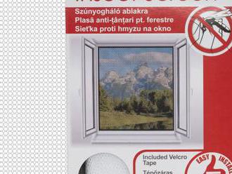 Sieťka proti hmyzu 100x100 cm na okno v bielej farbe. Udržujte efektívne hmyz ďaleko od vášho domova