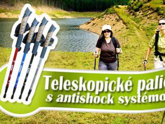 Teleskopické palice s antishock systémom pre lepší oddych a istejší krok.