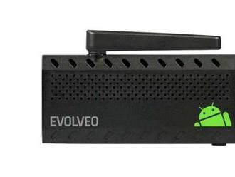 Multimediálne centrum EVOLVEO Android Stick Q3 4K. Prehráva video vo vysokom rozlíšení Ultra HD 4K2K