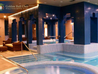 Kráľovský relax v 4* Golden Ball Club Wellness Spa Hotel v centre Győru s polpenziou.