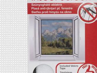 Sieťka proti hmyzu na okno čierna, rozmer 150 cm x 150 cm. Udržujte efektívne hmyz ďaleko od vášho d