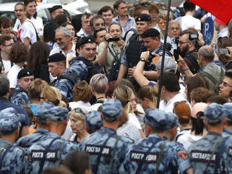 Protest prívržencov opozície v Moskve bol pokojný