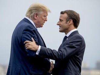 Trump s Macronom na súkromnom obede hovorili o obchode i bezpečnosti