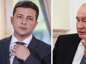 Zelenskyj vyzval Putina využiť svoj vplyv v Donbase na dodržiavanie prímeria