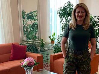 Zuzana Čaputová si je vedomá, že nie všetko je v ozbrojených silách ideálne