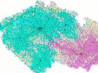   Mapa: Pokrytí DAB+ Českého rozhlasu v Čechách a na Moravě od konce roku