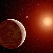 Červený trpaslík má u sebe podivně velkou planetu