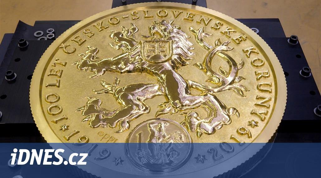 ČNB ukáže největší evropskou zlatou minci naživo i ve virtuální realitě