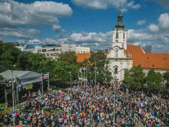 Súčasťou programu Národný pochod za život bol aj futbalový zápas v Trnávke