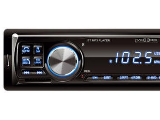 Autorádio, BT-FM-USB-SD-AUX, modrý LED displej