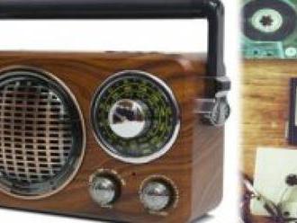 Retro rádio a bluetooth reproduktor 2v1 - prenosné, vysoko výkonné rádio.