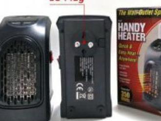 Prenosný ohrievač Handy Heater. Vysoká kapacita a rýchlosť vykurovania.