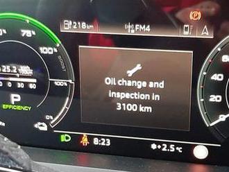 Majitelé prvního elektrického Audi jsou zmateni, auto si říká o výměnu oleje