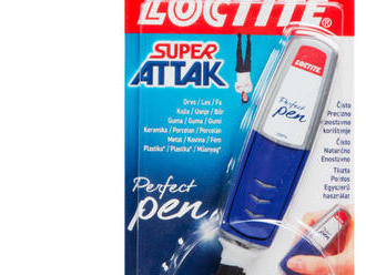 1ks LOCTITE Super Attak Perfect Pen gél lepidlo - 3g - ľahké a rýchle opravy.