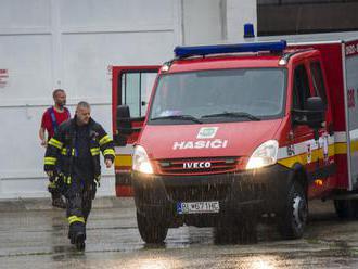 Hasiči v Košickom kraji evidujú pre daždivé počasie viacero zásahov