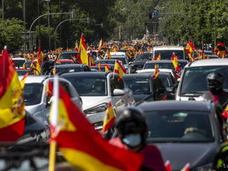 Stúpenci španielskej pravice protestovali proti opatreniam