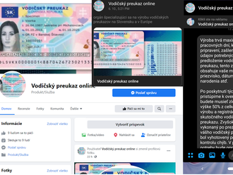 Vodičák bez testu aj autoškoly: Podvodníci ich chceli predávať cez Facebook