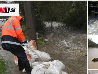 ONLINE Slovensko bojuje s počasím: Záplavy hrozia na viacerých miestach, kolaps dopravy a Orava pod 