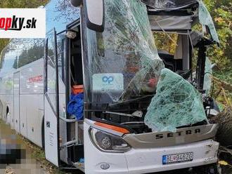 Tragická nehoda autobusu pri Senici: FOTO Šofér   neprežil náraz do stromu, cesta je neprejazdná