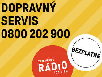 Trnavské rádio spúšťa dopravné číslo 0800 202 900, poslucháčov za pomoc odmení