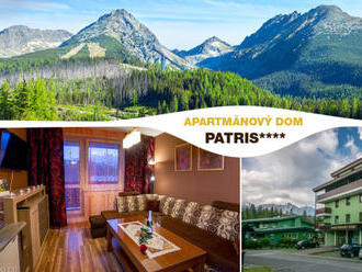 Vysoké Tatry: Pobyt v moderne zariadenom Apartmánovom dome Patris v Tatranskej Štrbe.