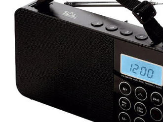 Prenosné rádio, 3-pásmové, LCD, ktoré si môžete zobrať kamkoľvek zo sebou.