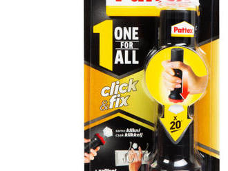 Pattex One For All Click&Fix lepidlo - 20x. Veľmi ľahko sa používa, a to aj jednou rukou.