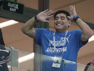 Maradona musí na operaci. Fotbalová legenda má krvácení do mozku