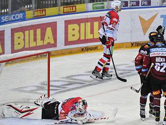 Nevydařený restart pardubických hokejistů. Inkasovali sedm gólů od Sparty