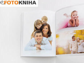 Fotokniha v tvrdých doskách s leským kriedovým papierom  - na výber 40, 60 či 80-stranový variant.