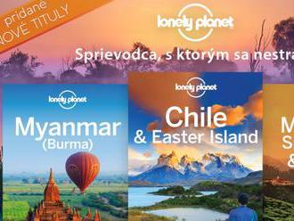 Knihy Lonely Planet - na výber viac než 30 cestovateľských sprievodcov o exotických destináciách.