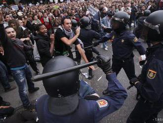 Na proteste v Kyjeve utrpelo zranenia 40 policajtov